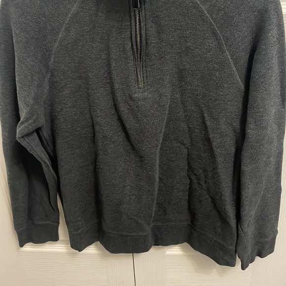 Unisex Soft Cotton 1/4 Zip Sweater - Picture 3 of 5